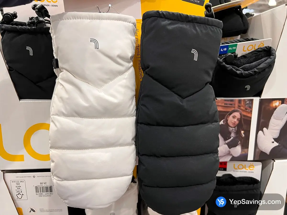 Costco LOLE PUFFY MITTENS LADIES SIZE S / M L / XL - Canada (ITM 1805179)