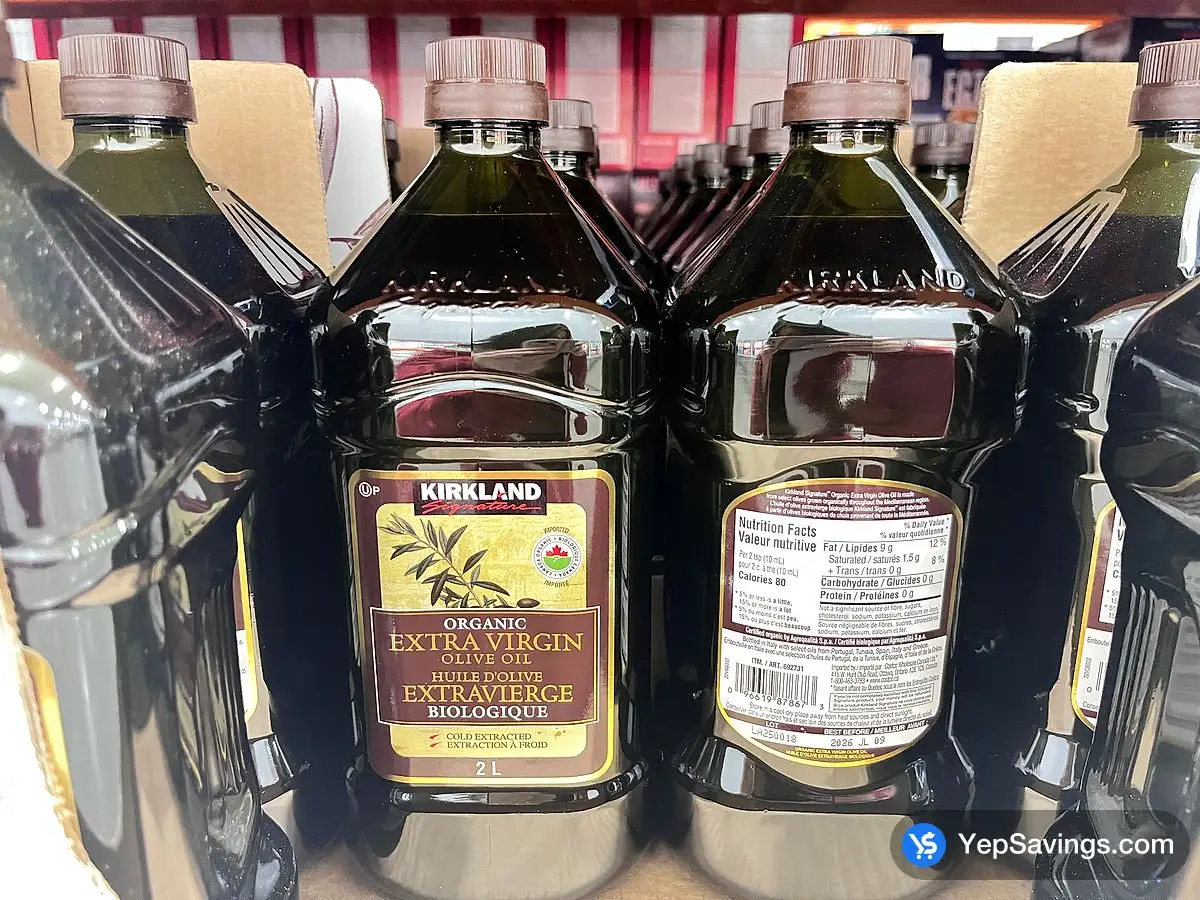 Costco KIRKLAND SIGNATURE EXTRA VIRGIN OLIVE OIL 2 L - Canada (ITM 692731)
