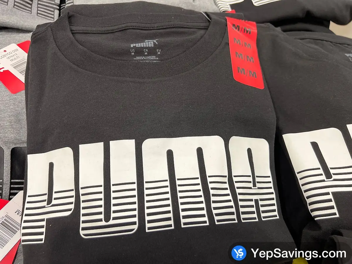 Costco PUMA T - SHIRT + MENS SIZES S - XXL - Canada (ITM 1676410)