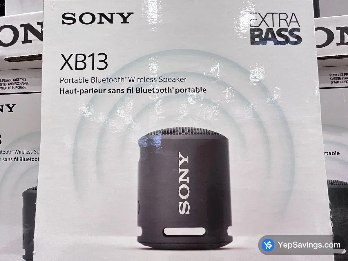 Costco SONY SRSXB13 PORTABLE BLUETOOTH SPEAKER - Canada (ITM 7140013)