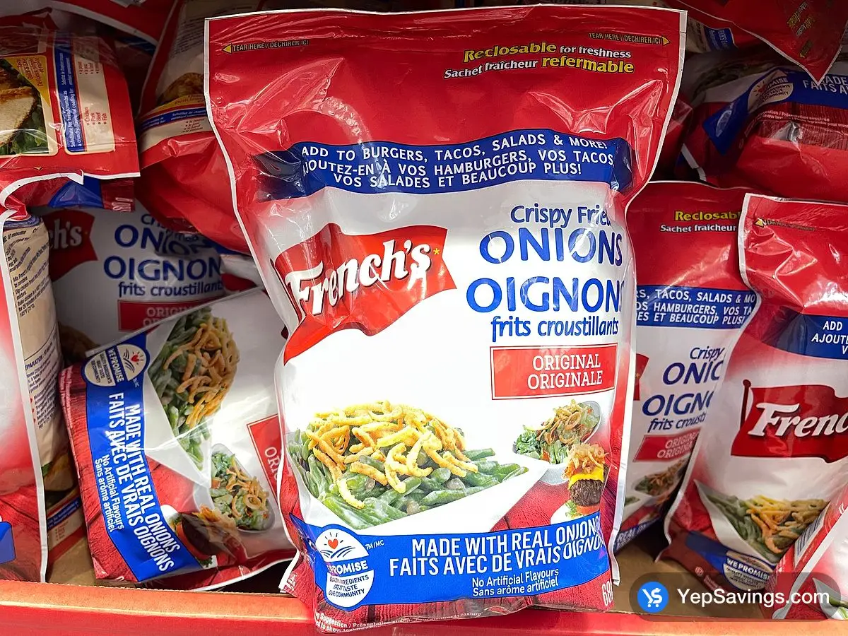 Costco FRENCH'S CRISPY ONIONS 680 g - Canada (ITM 359474)