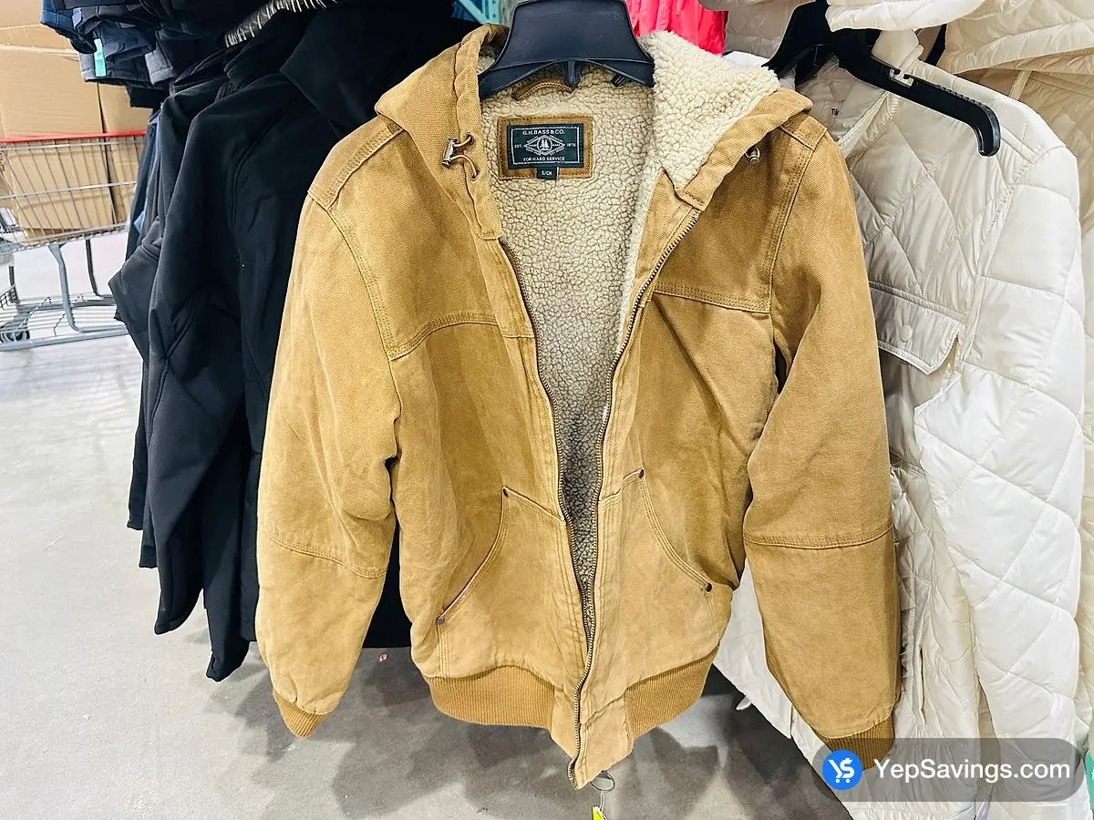 Costco GH BASS CANVAS SHERPA JACKET MEN SIZES S - XXL - Canada (ITM 3391111)