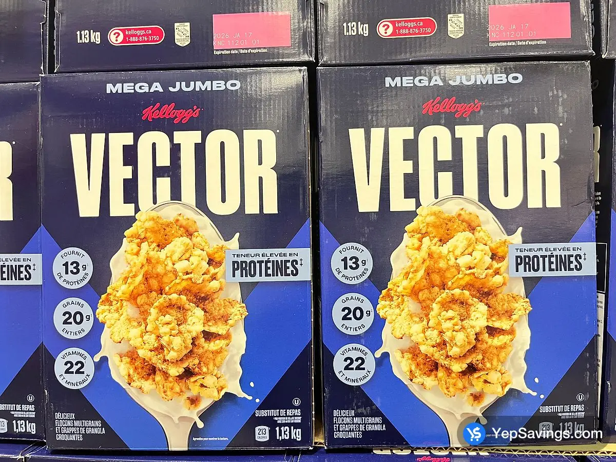 Costco KELLOGG'S VECTOR MEGA 1.13 kg - Canada (ITM 128888)