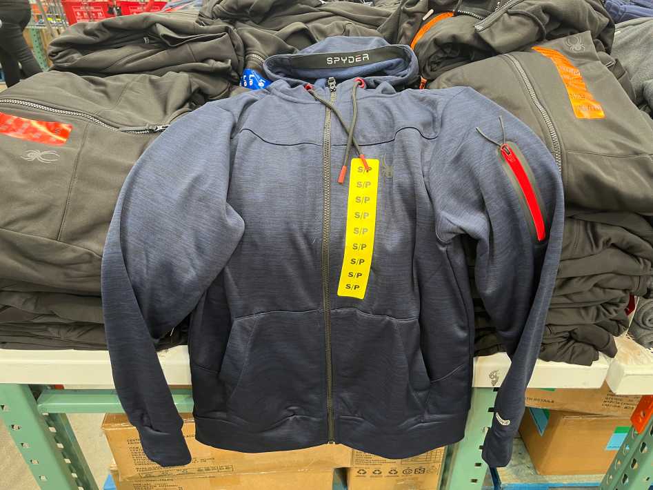 Costco SPYDER FULL ZIP HOODIE + MENS SIZES S - XXL - Canada (ITM 1713375)