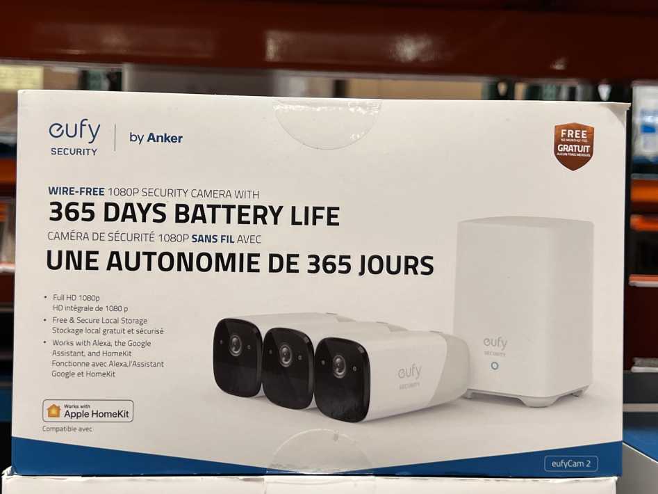 Costco EUFY SECURITY CAMERA BUNDLE 3 CAMERAS T88421D15 - Canada (ITM 2507450)