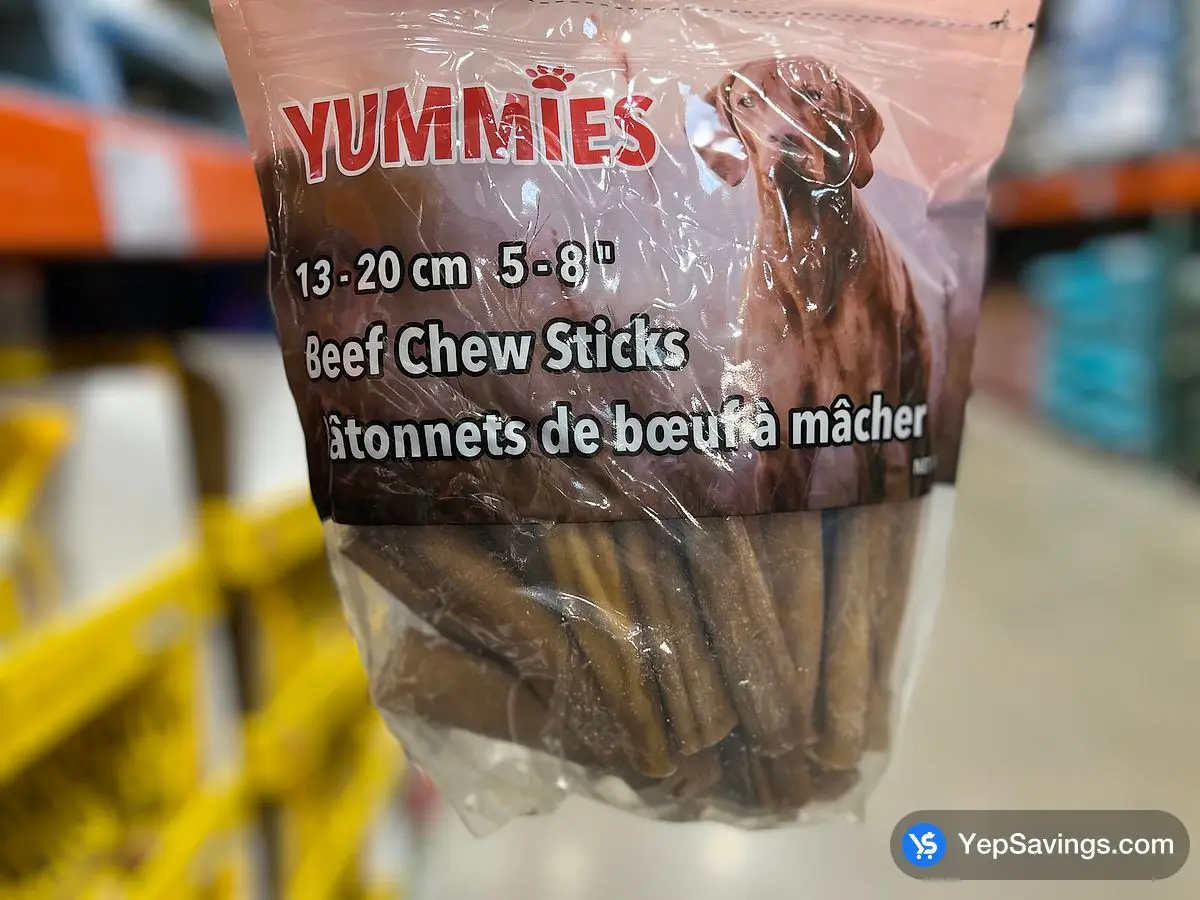 Costco YUMMIES BEEF CHEW STICKS 680 g - Canada (ITM 1233255)