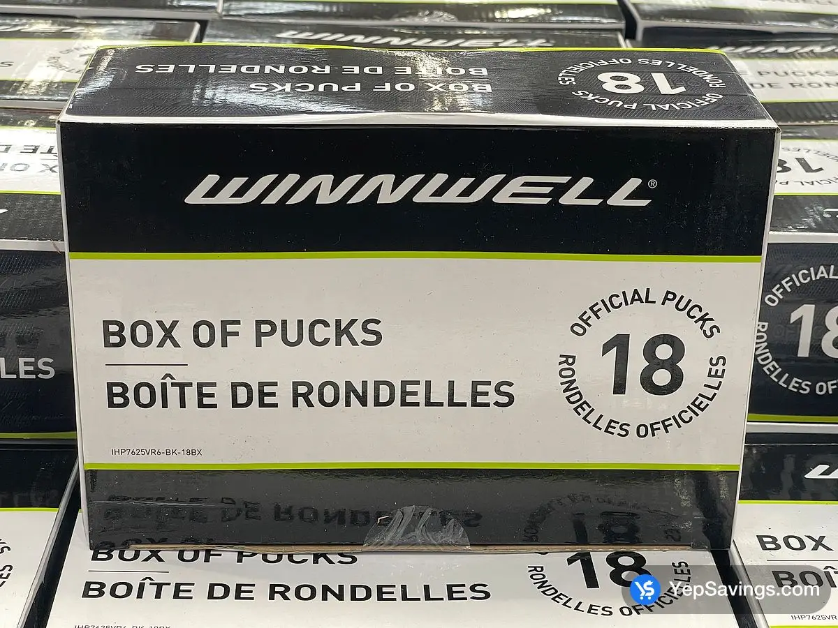 Costco WINNWELL ICE HOCKEY PUCKS PACK OF 18 - Canada (ITM 1619726)