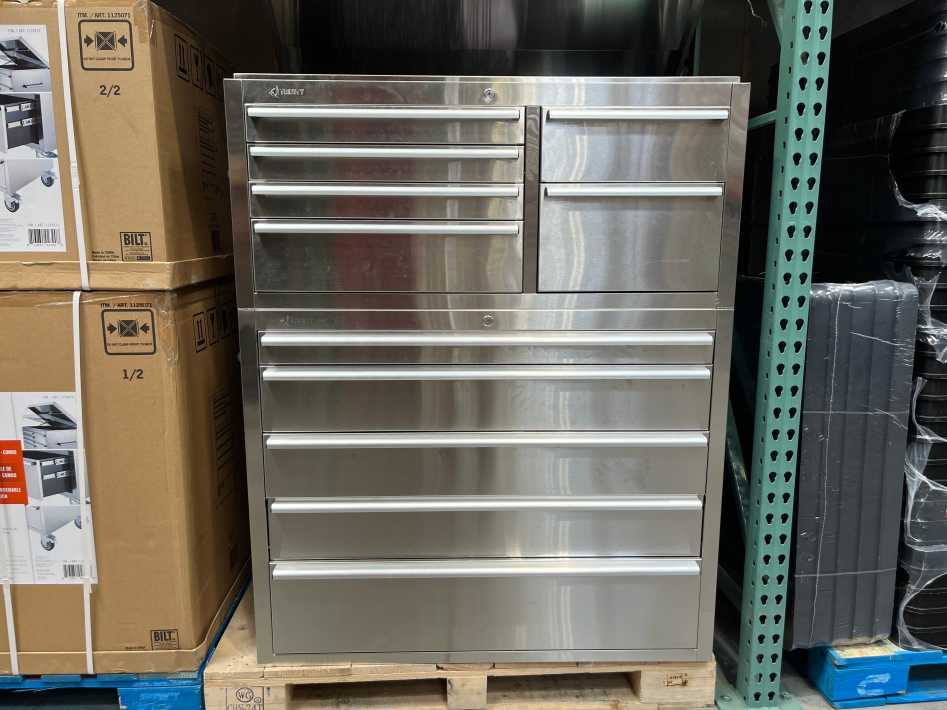 Costco TRINITY 43 " TOOL CHEST COMBO STAINLESS STEEL - Canada (ITM 1125071)