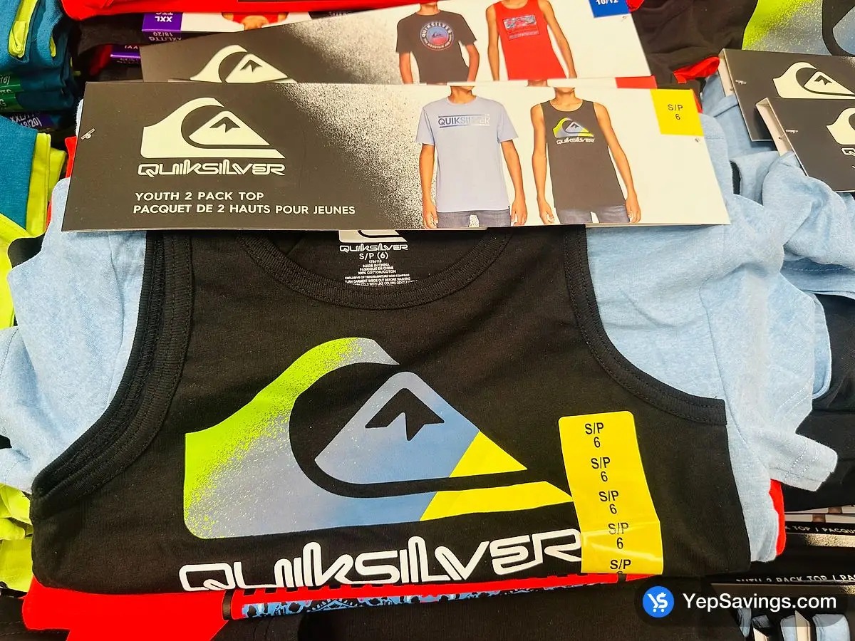 QUIKSILVER 2PC SET BOYS SIZES 6-18 / 20 ITM 1754119 at Costco