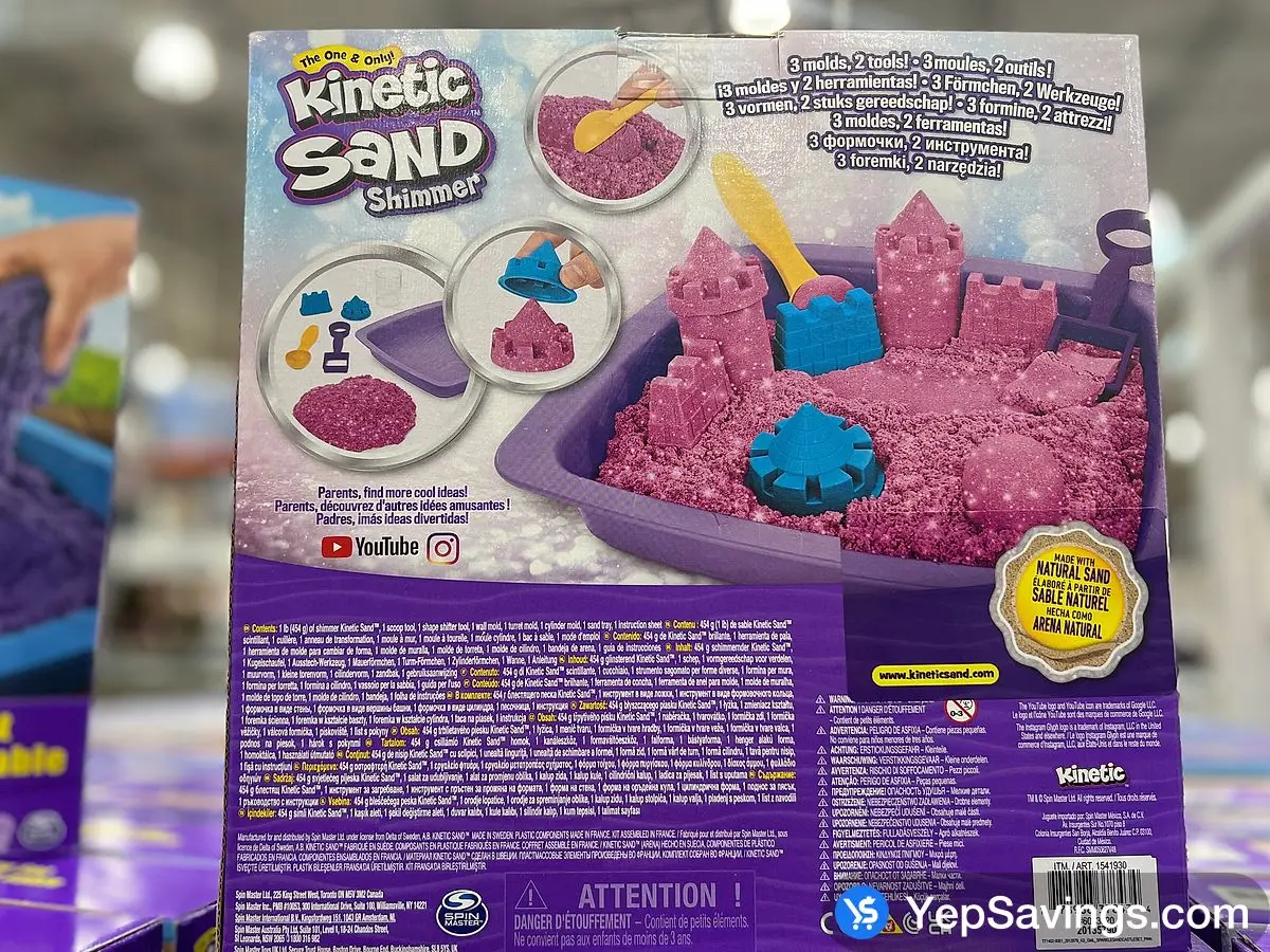 Costco KINETIC SAND SANDBOX & SPARKLE ASSORTMENT - Canada (ITM 1541930)