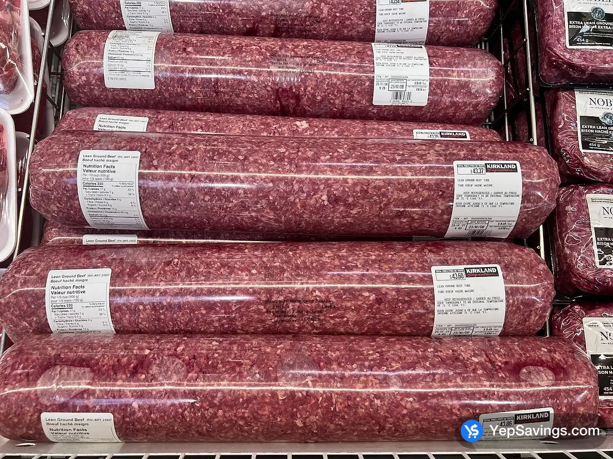 Costco GROUND BEEF TUBE - Canada (ITM 26306)