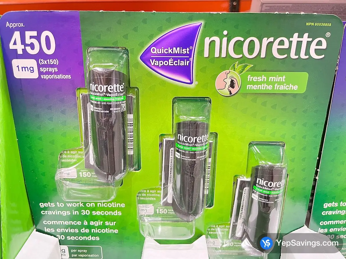 Costco NICORETTE QUICK MIST PACK OF 3 - Canada (ITM 1552657)