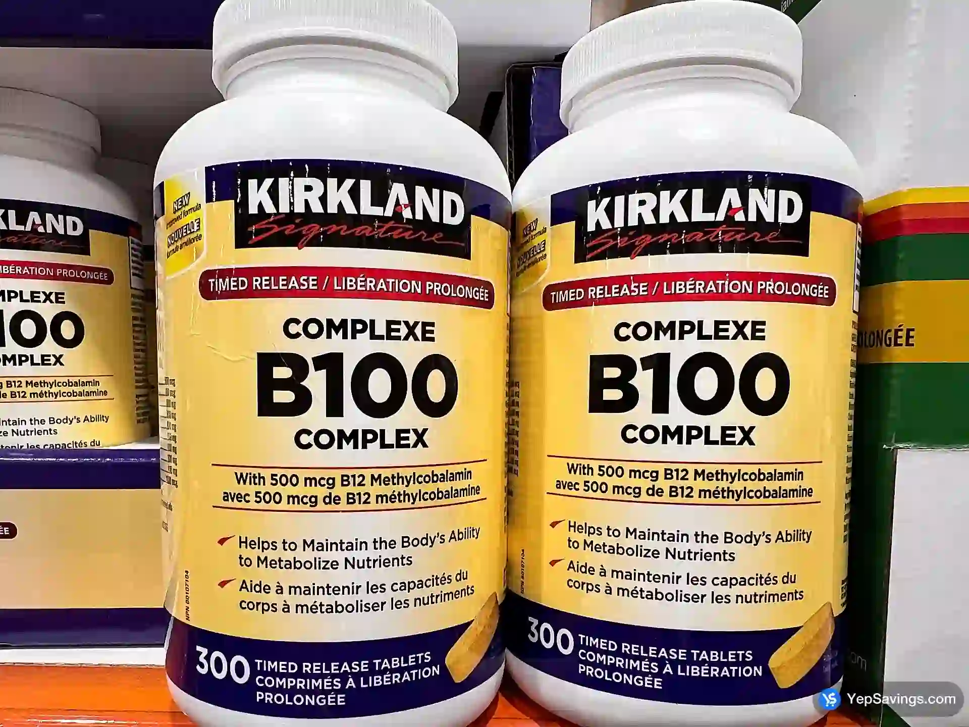 Costco KIRKLAND SIGNATURE VITAMIN B100 COMPLEX 300 TABLETS - Canada (ITM 8004041)