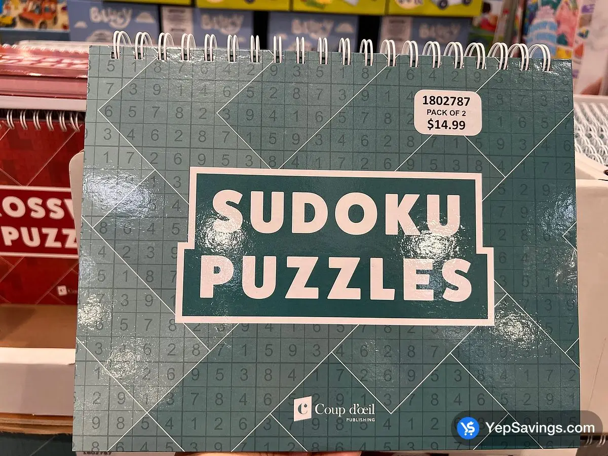 Costco ADULT PUZZLE BOOKS WORD SEARCH / SUDOKU / CROSSWORDS - Canada (ITM 1802787)