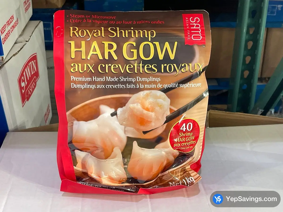Costco SATO ASIAN ROYAL SHRIMP HAR - GOW 1 kg - Canada (ITM 1663051)