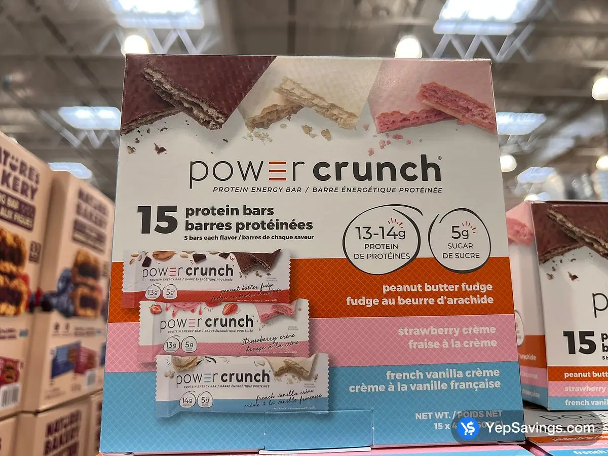 Costco POWER CRUNCH VARIETY PACK 15 x 40 g - Canada (ITM 4169000)