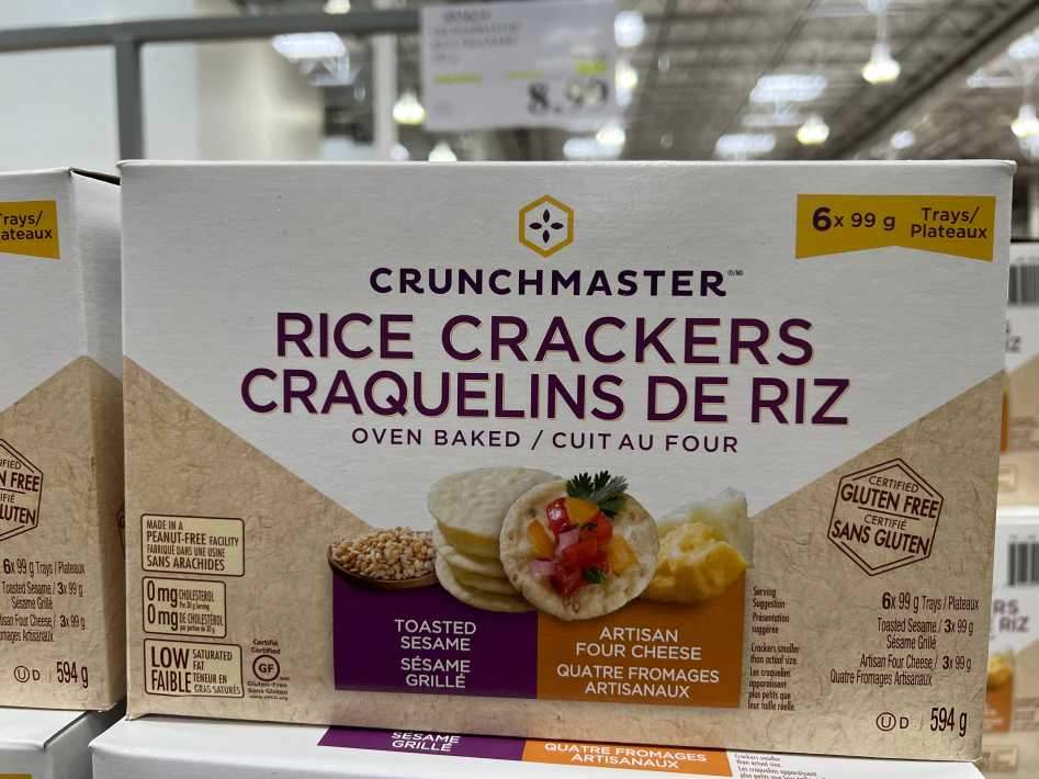 CRUNCHMASTER RICE CRACKERS 595 g at Costco South Saskatoon