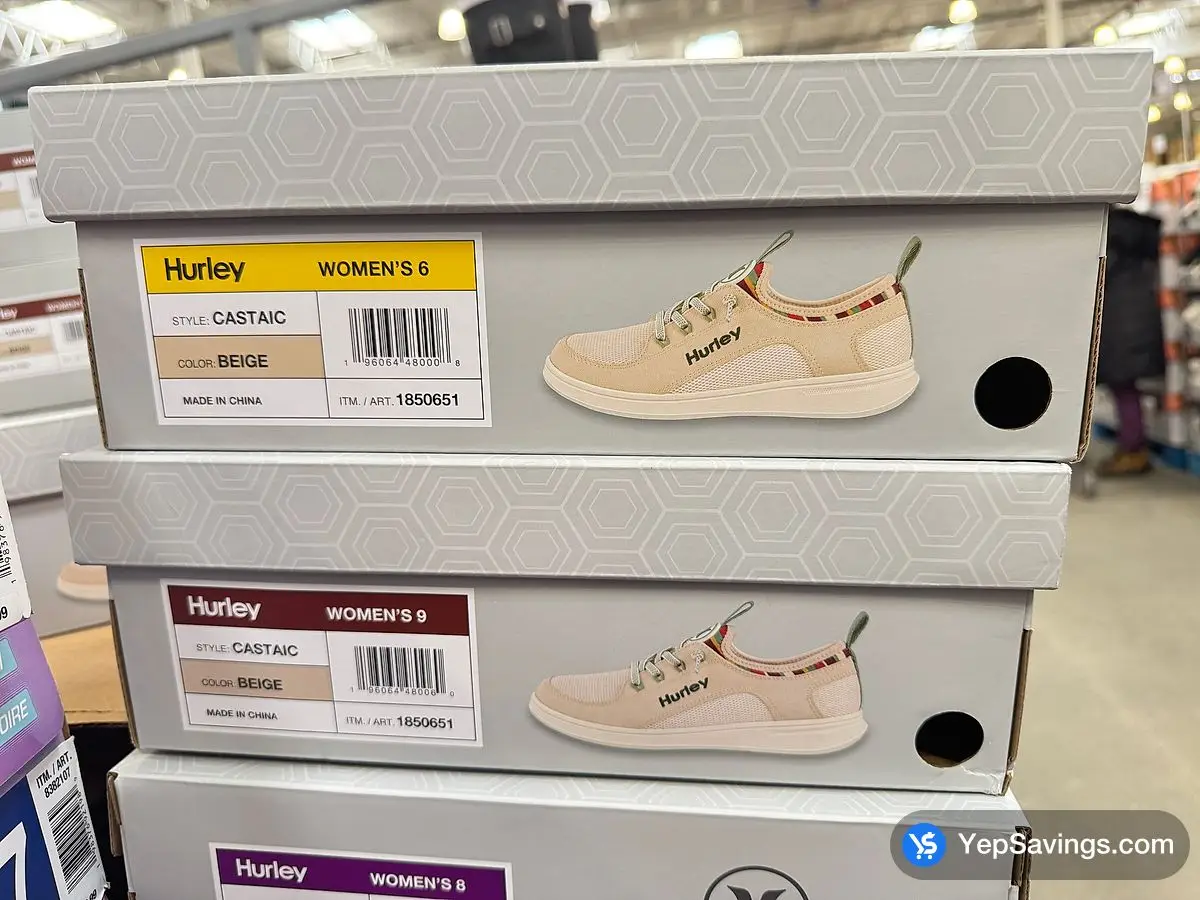 Costco HURLEY CASUAL SHOE LADIES SIZES 6-10 - Canada (ITM 1850651)