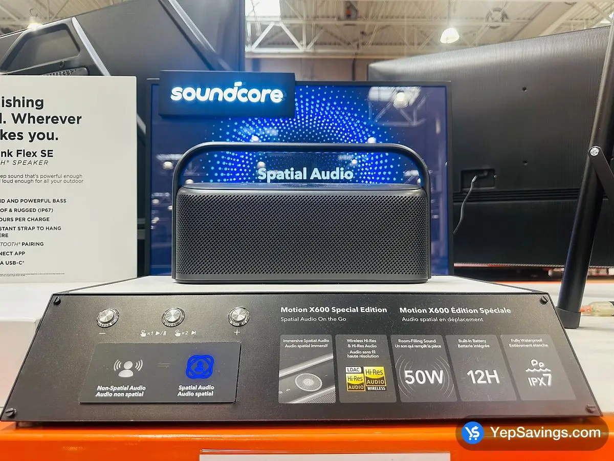 SOUNDCORE MOTION X600 SE BLUETOOTH SPEAKER ITM 8778600 at Costco