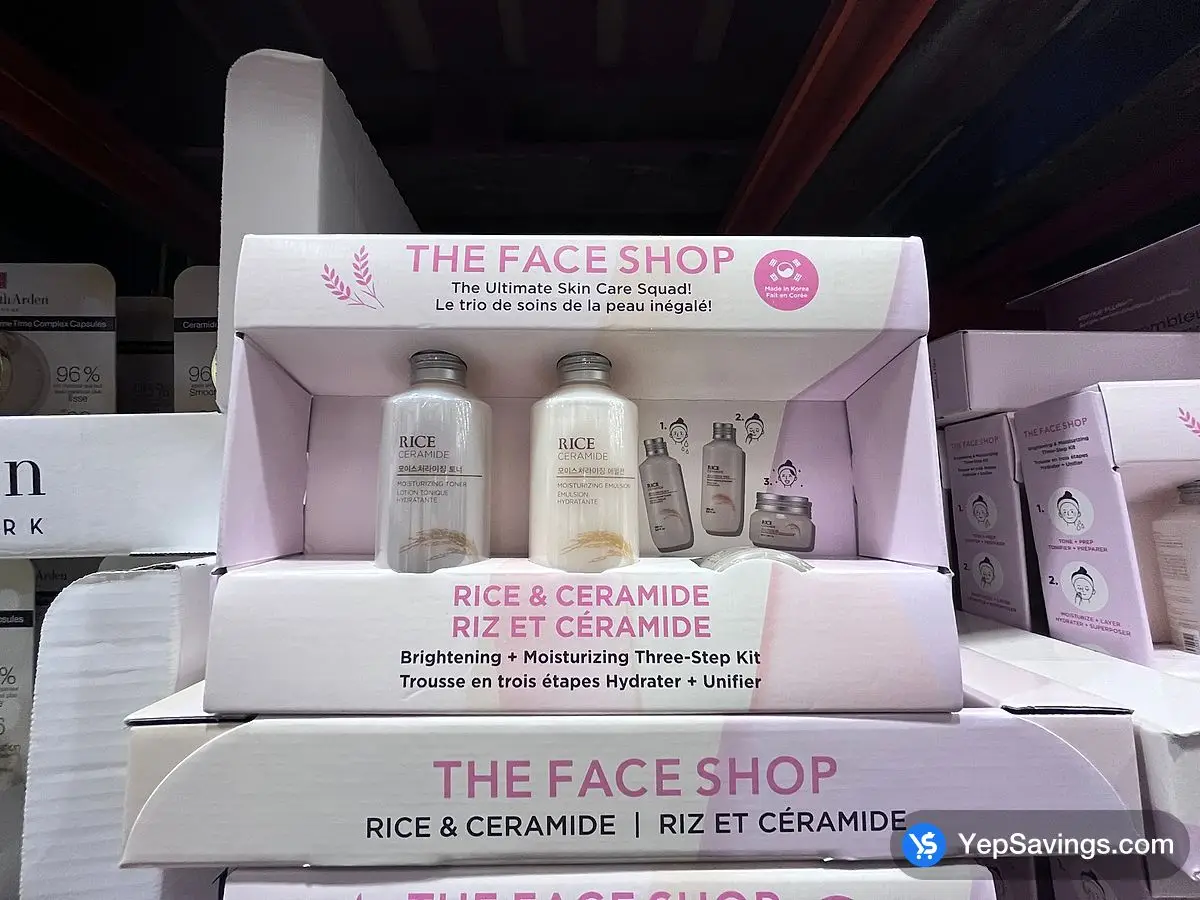 Costco THE FACE SHOP RICE CERAMIDE KIT 3 PCE - Canada (ITM 1847954)
