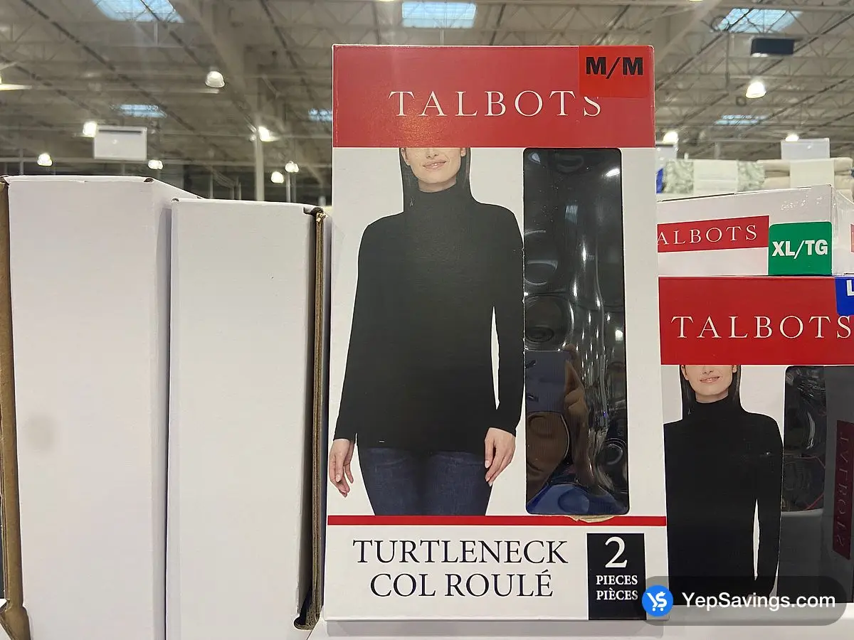 Costco TALBOTS TURTLENECKS 2PK + LADIES SIZES S - XXL - Canada (ITM 2814780)