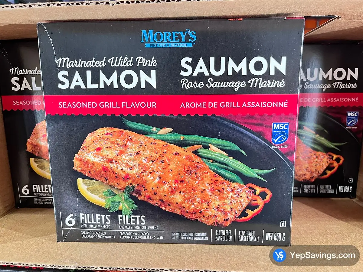 Costco MOREY'S WILD PINK SALMON 850 g - Canada (ITM 364234)