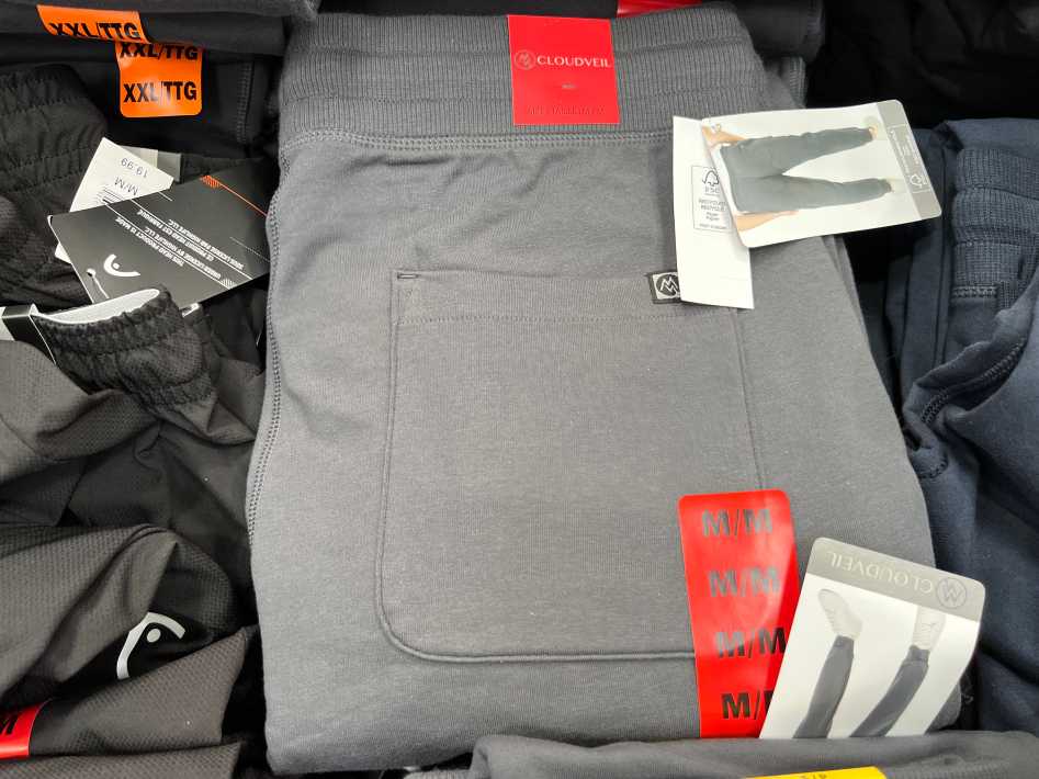 CLOUDVEIL FRENCH TERRY JOGGER + MENS SIZES S - M ONLY ITM 1667015 at Costco