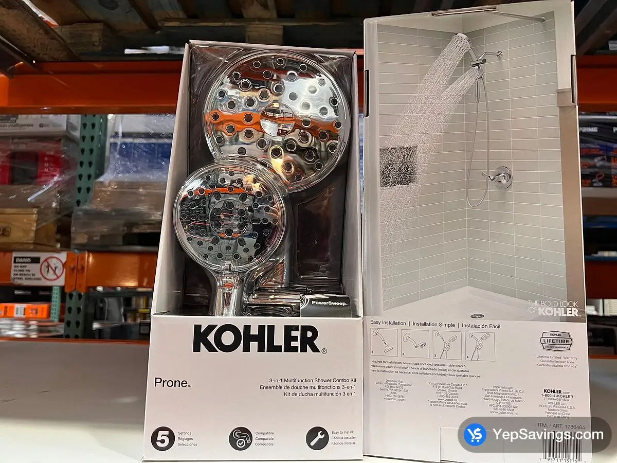 KOHLER SHOWERHEAD PRONE ITM 1786464 at Costco