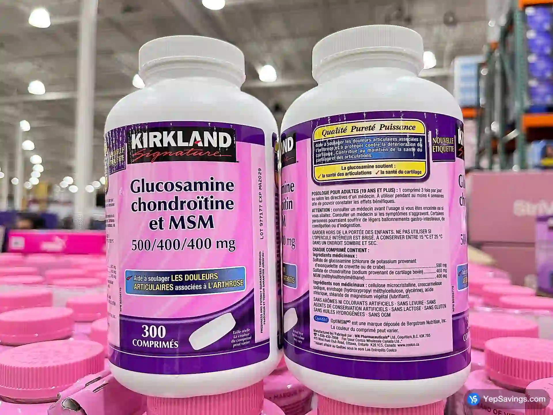 Costco KIRKLAND SIGNATURE GLUCO/CHON/MSM 300 TABLETS - Canada (ITM 428941)