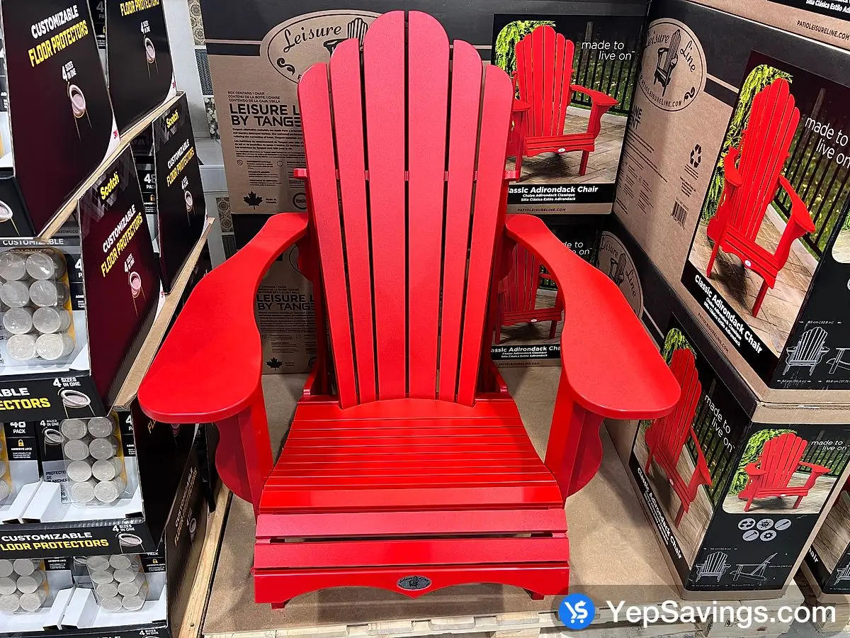 LEISURE LINE ADIRONDACK CHAIR RECYCLED PLASTIC ITM 1900672 at Costco