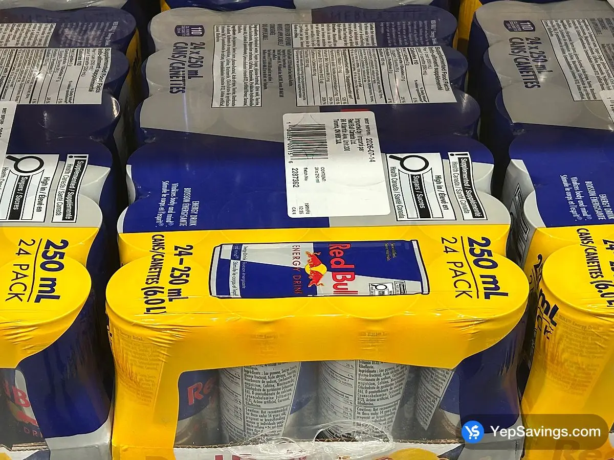 RED BULL ENERGY DRINK 24X250 mL ITM 831969 at Costco