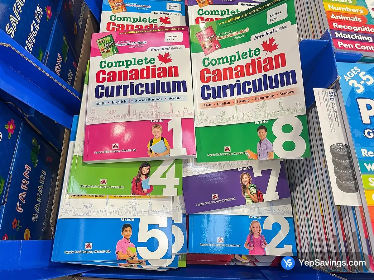Costco Complete Canadian Curriculum Math / English / Social Studies / Science - Canada (ITM 3380944)