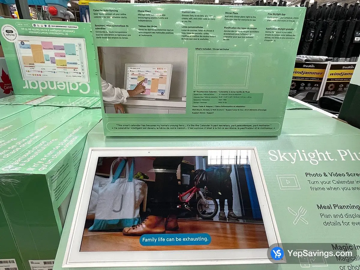 Costco SKYLIGHT 15 " SMART CALENDAR W/ ANNUAL SUBSCRIPTION - Canada (ITM 2779005)