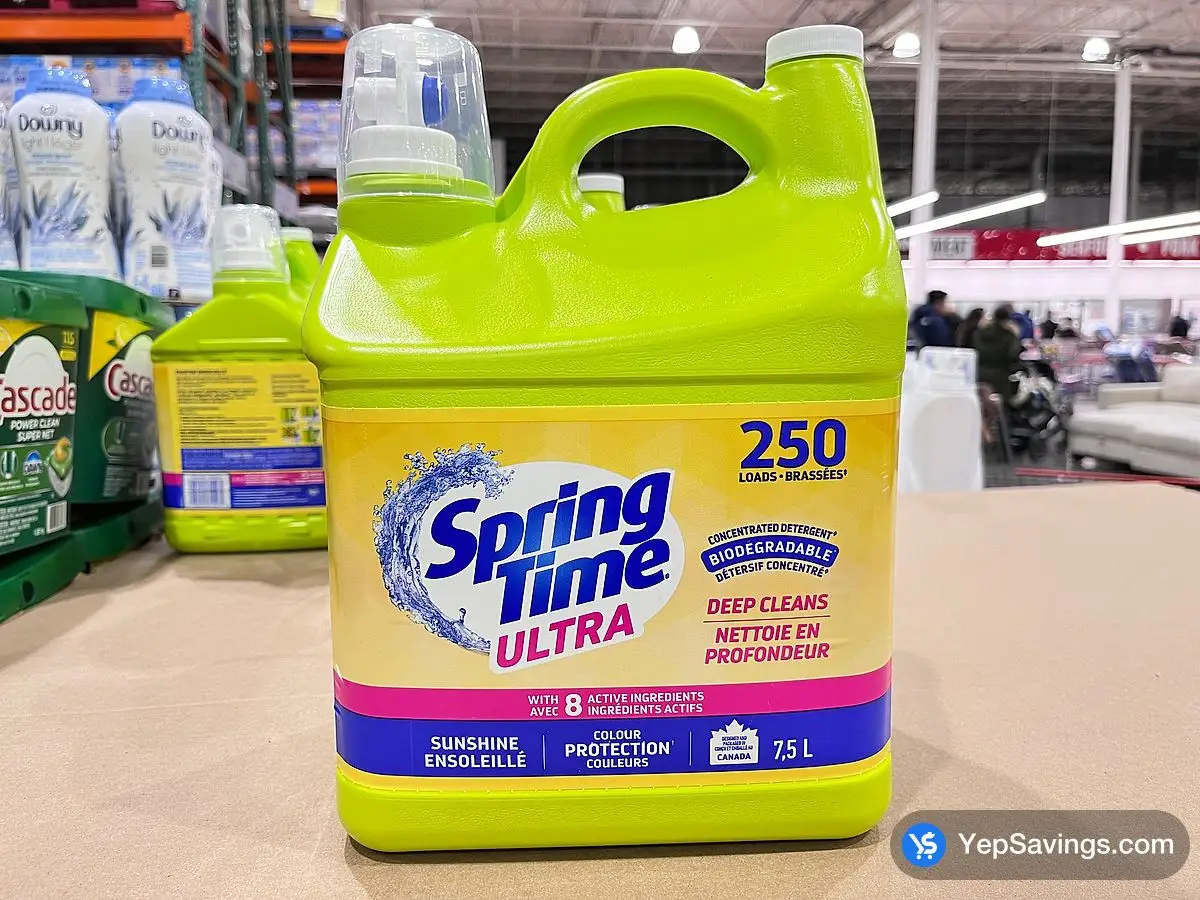 Costco SPRING TIME ULTRA 250 WASHLOADS - Canada (ITM 1834832)