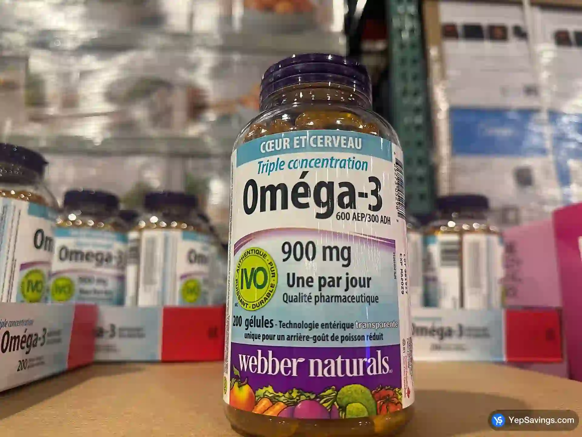 Costco WEBBER NATURALS TRIPLE STRENGTH OMEGA3 200 SOFTGELS - Canada (ITM 5961920)