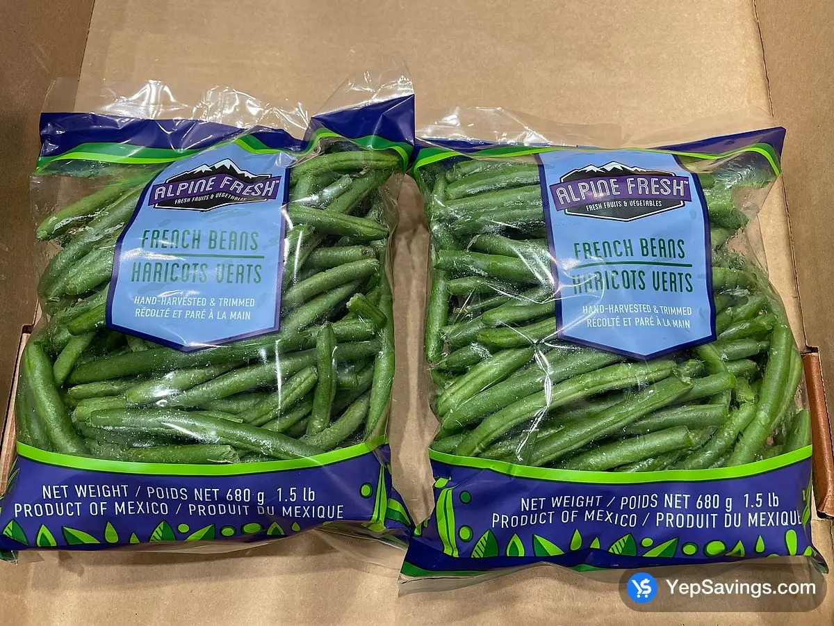 Costco FRENCH GREEN BEANS PRODUCT OF MEXICO - Canada (ITM 400615)