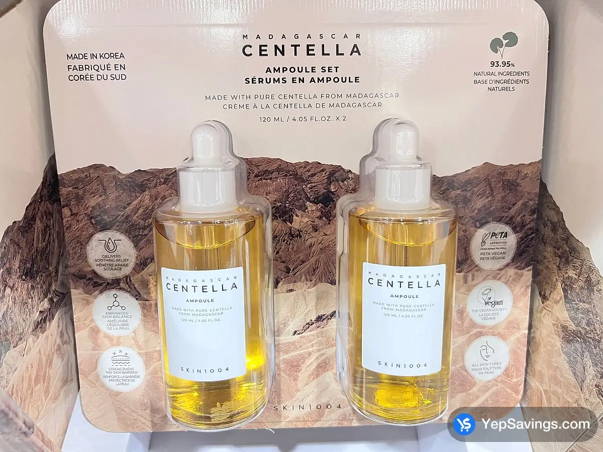 Costco SKIN1004 CENTELLA AMPOULE 2 x 120 mL - Canada (ITM 1883559)