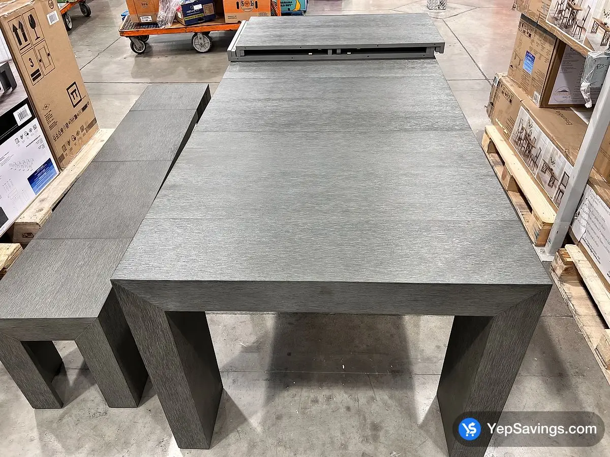Costco TRANSFORMER TABLE 3.0 WITH BENCH , GREY BOXES 3 - Canada (ITM 1572246)