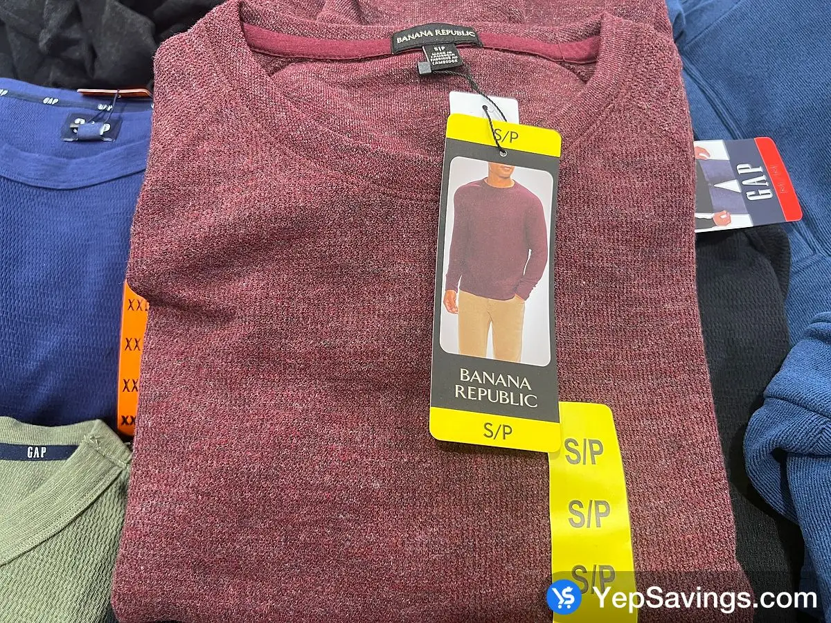 BANANA REPUBLIC CREWNECK SWEATER + MENS SIZES S - XXL ITM 1801801 at Costco