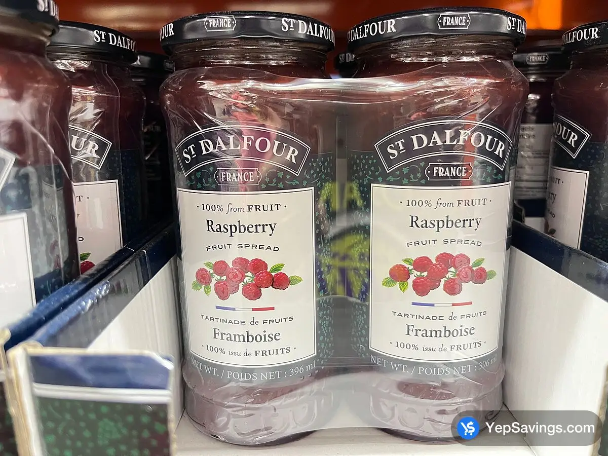 ST . DALFOUR RASPBERRY JAM 2 x 396 mL ITM 1772003 at Costco