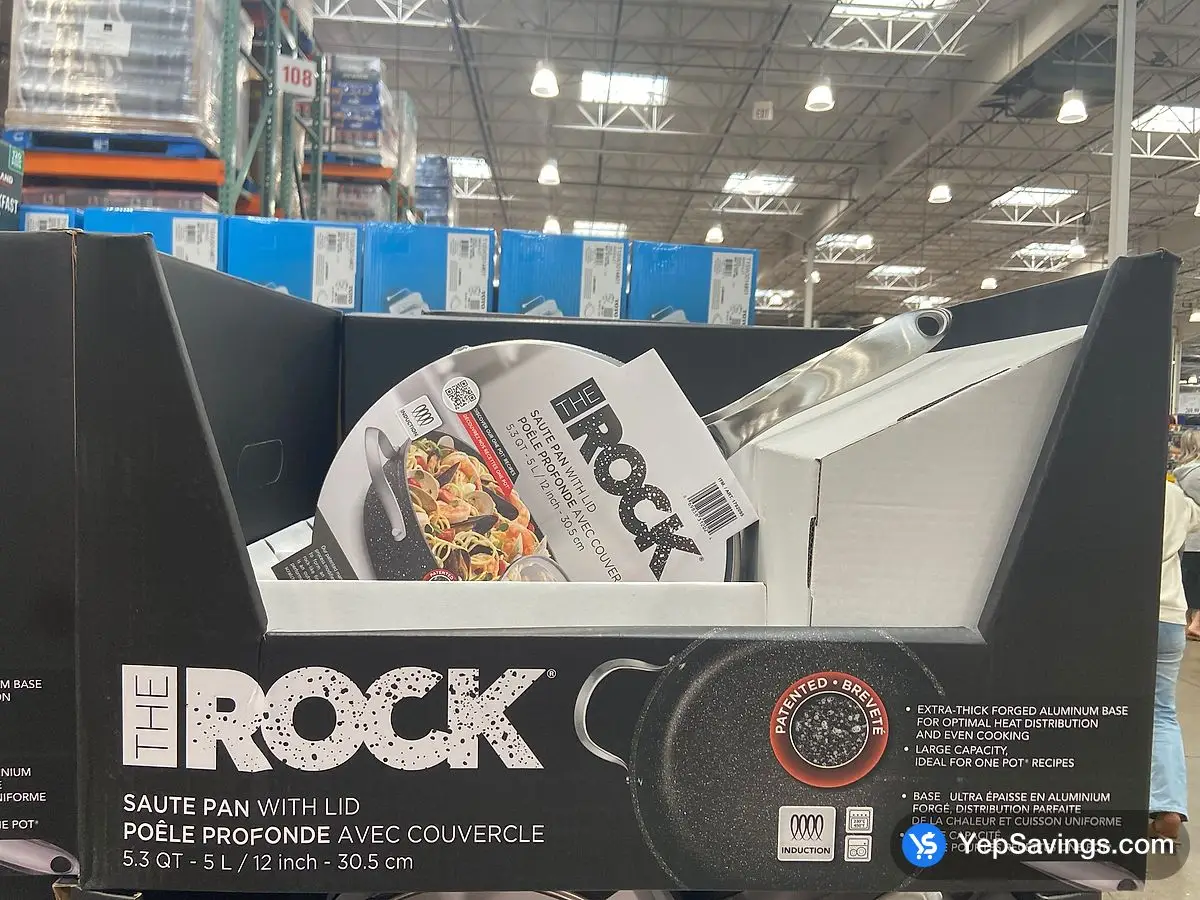 Costco THE ROCK SAUTE PAN 5.3 QT - Canada (ITM 1782095)