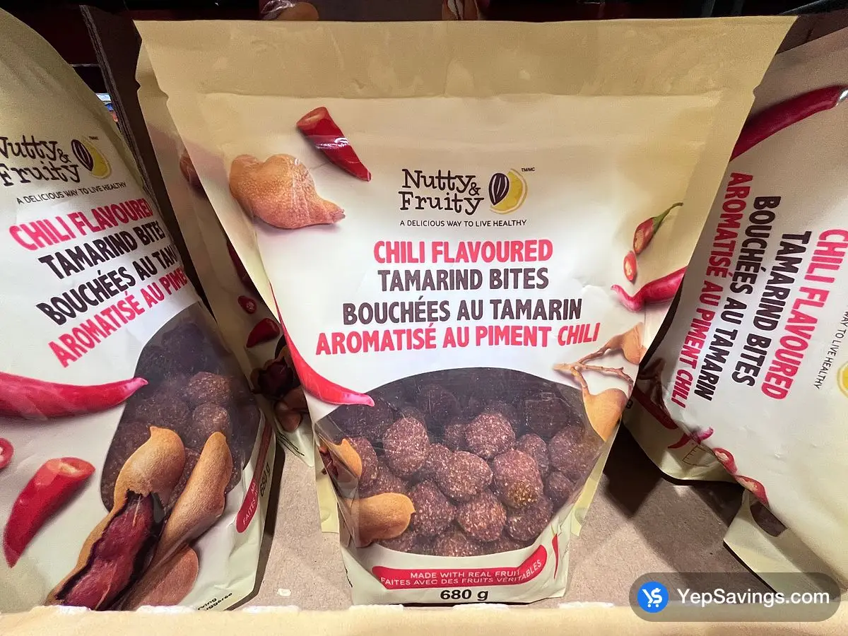 Costco NUTTY & FRUITY CHILI TAMARIND BITES 680 g - Canada (ITM 1646200)