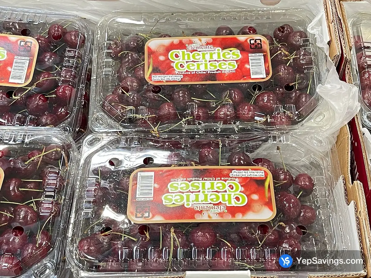 Costco RED CHERRIES PRODUCT OF CHILE - Canada (ITM 2534)