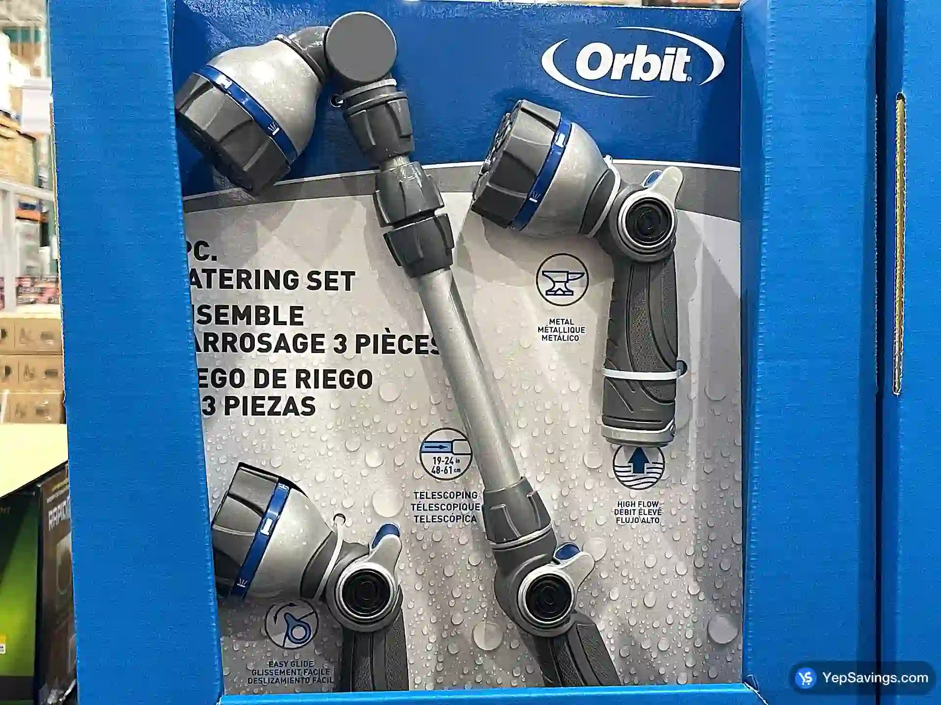 Costco ORBIT 3 PIECE NOZZLE SET INCLUDES WAND - Canada (ITM 1751976)