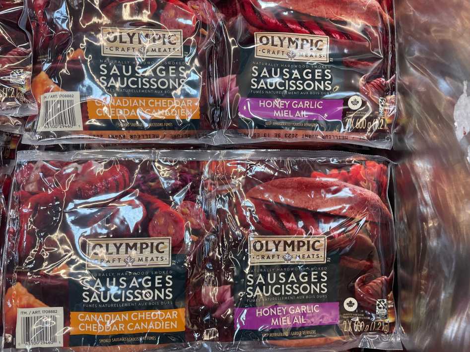 OLYMPIC CRAFT MEATS SMOKED SAUSAGES 2 x 600 g ITM 1708882 at Costco