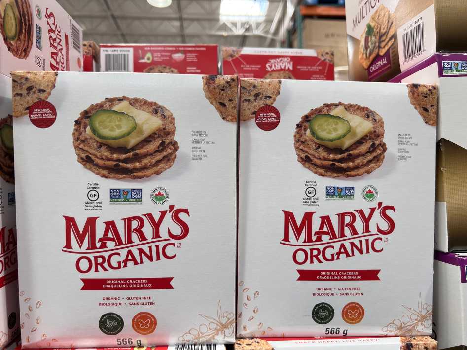 MARY'S ORGANIC CRACKERS 566 g ITM 205208 at Costco