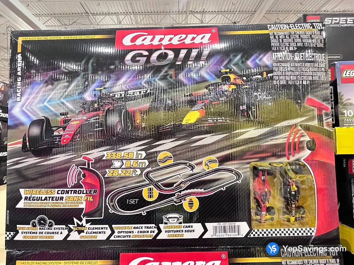 Costco CARRERA GO !!! SLOT RACING SYSTEM WITH FERRARI / RED BULL - Canada (ITM 2580158)