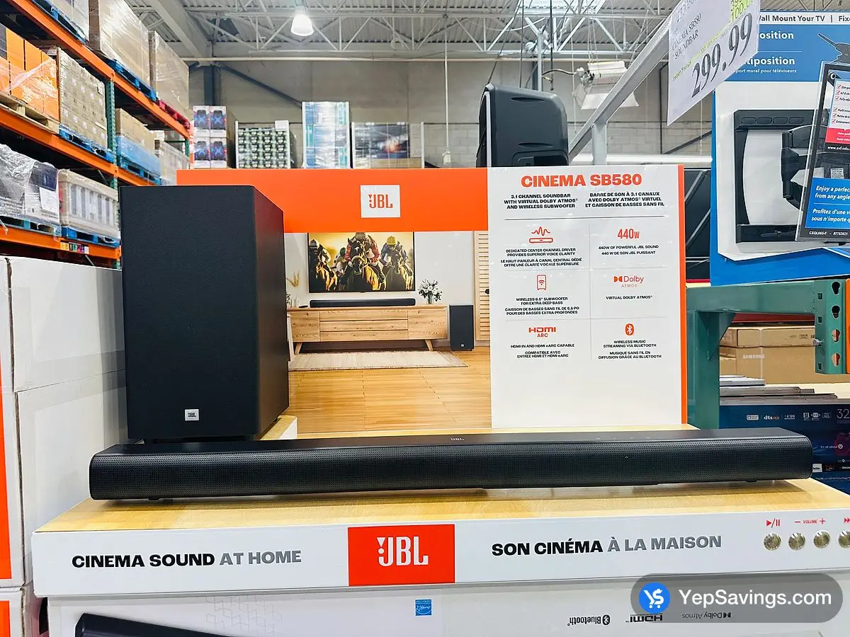 Costco JBL CINEMA SB580 SOUNDBAR - Canada (ITM 2330580)