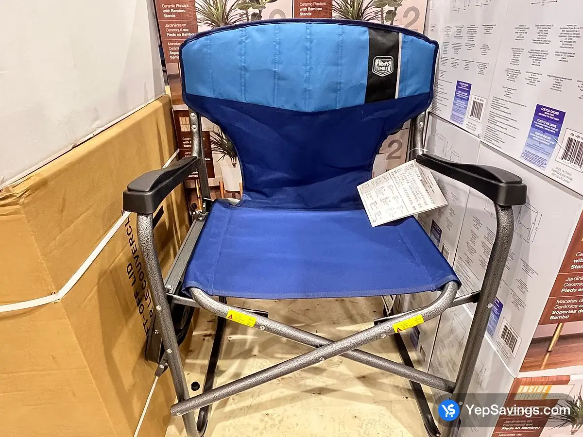 Costco TIMBER RIDGE DIRECTOR'S CHAIR WITH SIDE TABLE - Canada (ITM 1654601)