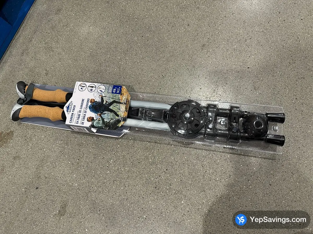 Costco CASCADE MOUNTAIN 100 % CARBON FIBER TREKKING POLE - Canada (ITM 1654502)